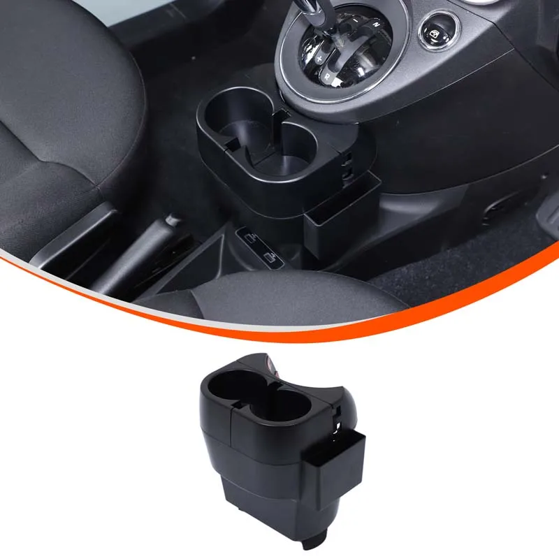 Multi-functional Car Cup Holder Center Console Storage Box Drink Holder Car Organizer Car Accessories For Fiat 500 312 2016-2026
