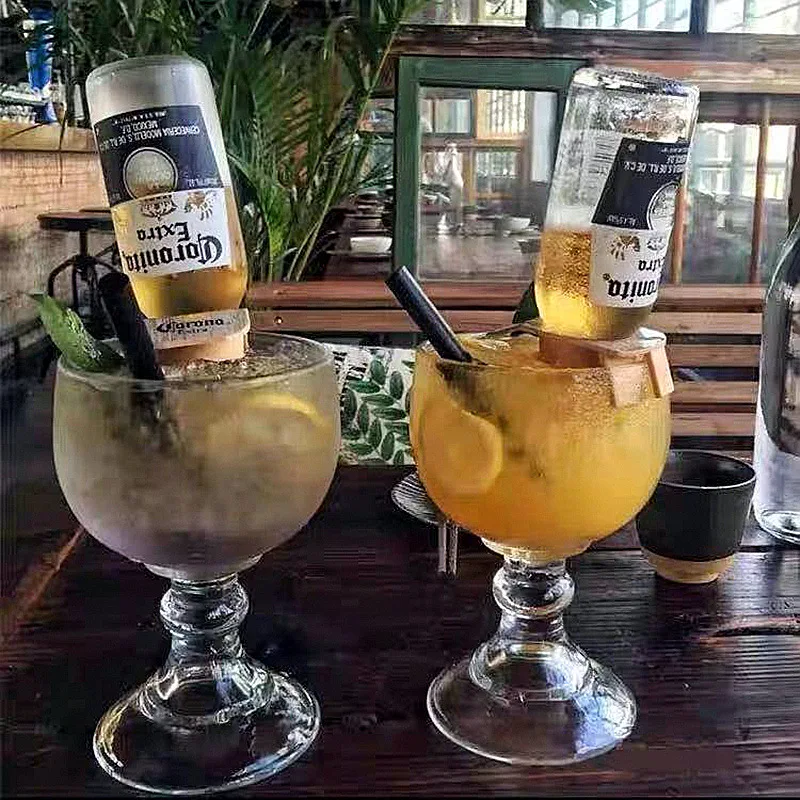 مشبك زجاجة كوكتيل بلاستيكي ملون يمكنك صنعه بنفسك مشروبات كوكتيل مشبك مقلوب مثبت زجاجة بيرة ضرورية للحانات #4