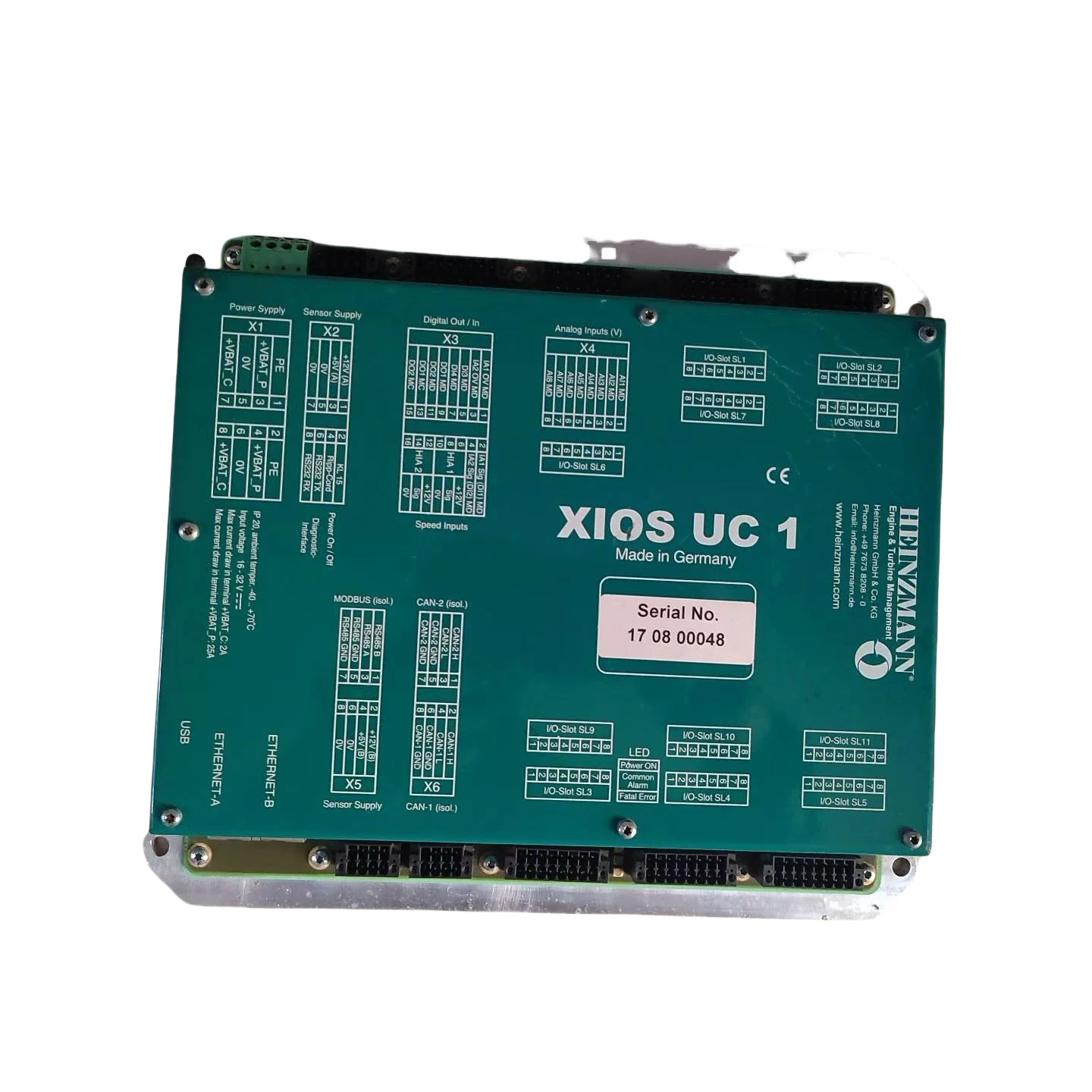 HEINZMANN XIOS UC1 Gas Engine Controller Module Generator Set Accessories