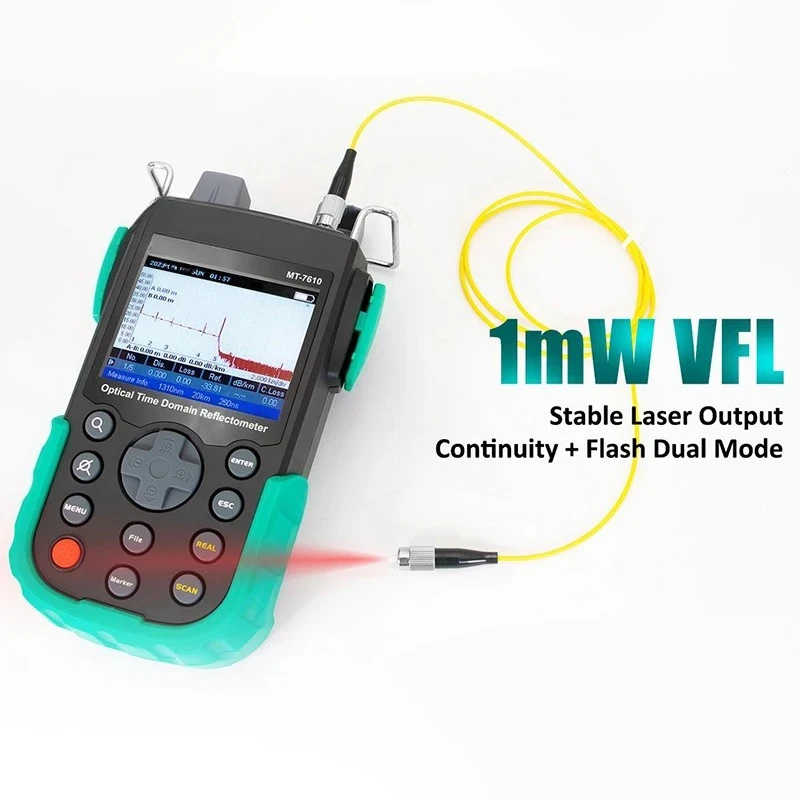 Pro'sKit مقياس انعكاس المجال الزمني البصري جهاز اختبار الألياف الضوئية كاشف نقطة التوقف للخطأ MT-7610G #6