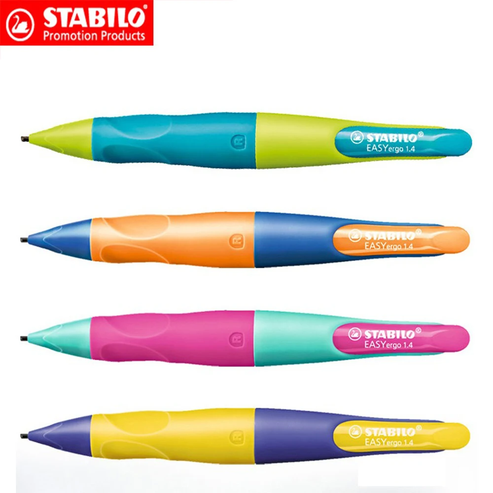 STABILO EASYergo1.4 Upright Mechanical Pencil Right/Left Handed 1.4mm Back To School Kawaii Stationery Supplies School