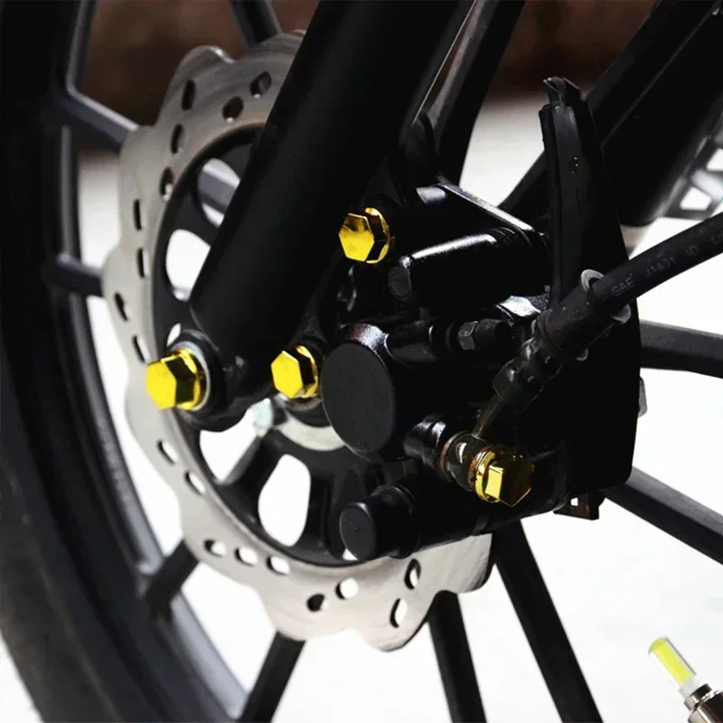 Motocicleta decorativa Screw Set, tampas decorativas, Nut Covers, Modificação Acessórios para Yamaha e Honda, 0,8 centímetros, 1cm, 1,2 centímetros, 1,4 centímetros, 30pcs