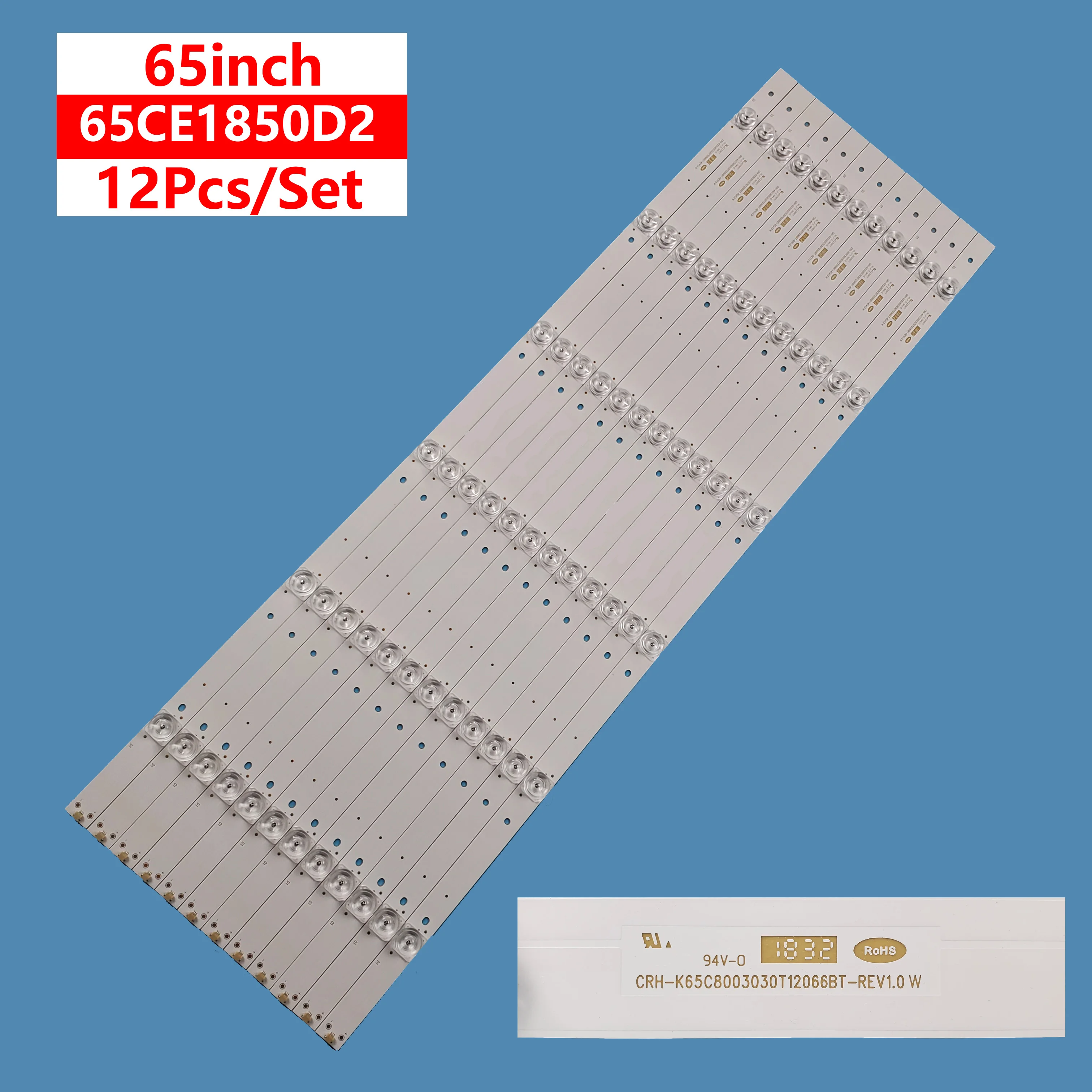 

Новинка, осветительная панель, Задняя панель для модели 65UG6550 65UG6550GA 65UGX3500 LVU650CSDN, 12 шт.