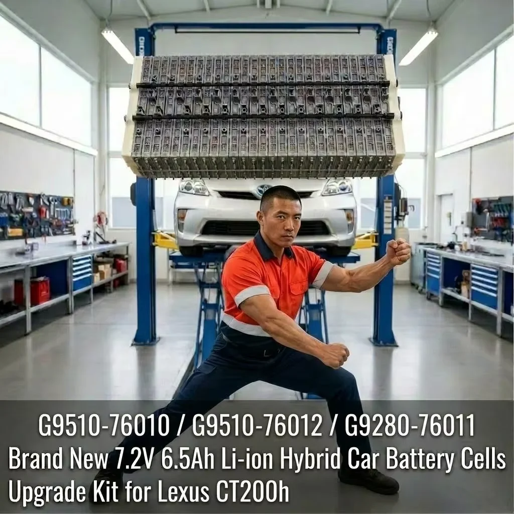 G9510-76010 / G9510-76012 / G9280-76011 Brand New 7.2V 6.5Ah Li-ion Hybrid Car Battery Cells Upgrade Kit for Lexus CT200h
