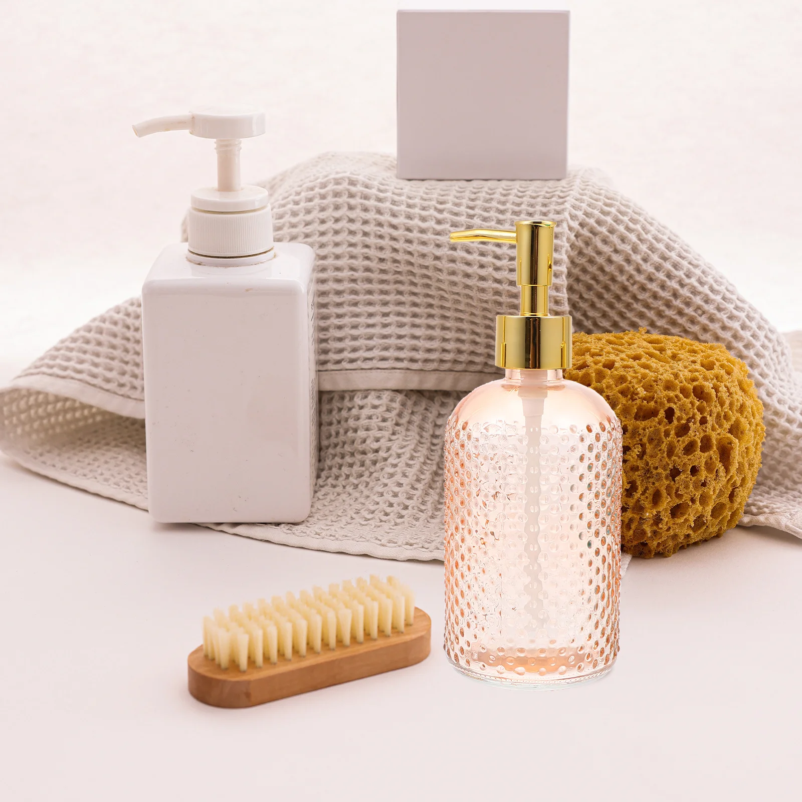 

3Pcs Press Type Dispenser Bottles Empty Lotion Pump Bottles Travel Hand Soap Shampoo Emulsion Container Durable