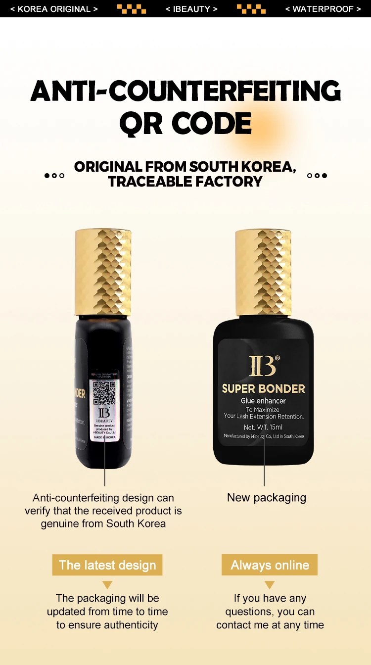 1 Flasche IBeauty Banana Primer Fake Wimpernverlängerung Rose Langlebig Korea Stark klebendes Zubehör Super Bonder Booster – Detail 13
