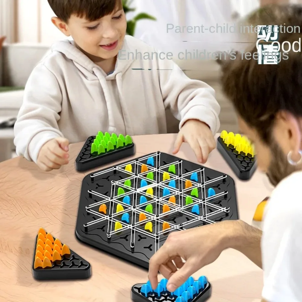 Triangle Chain Chess Splendor Duel Board Game Strategy Game for Kids and Adults Fun Family Game Night Entertainment Tables Game