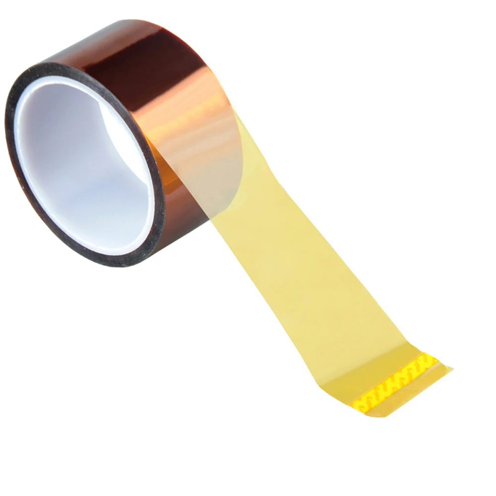 High Temperature Heat BGA Tape Width 3-100mm Thermal Insulation Polyimide Insulating Kapton Adhesive 3D Printer Board Protection