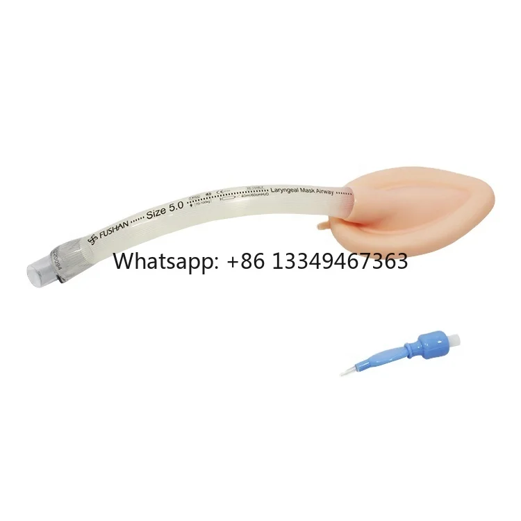 

Медицинская 100% силиконовая многоразовая ларингеальная маска Airway с манжетой, больничная надувная хирургия, быстрая доставка