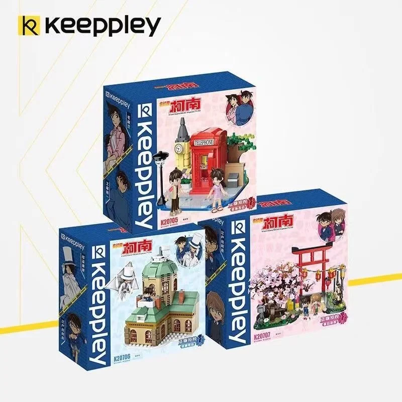 Keeppley Conan Confession Silver Wing Thief Toy Building Blocks Trendy Play Assemble Mobile Ornament Model Anime Collection Gift