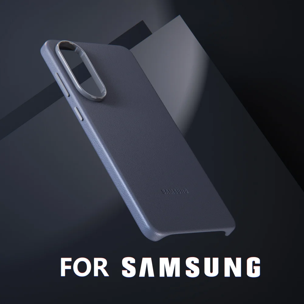 Etui skórzane do Samsung Galaxy S25 Edge S25 Edge Ultra Plus S25Ultra S25Plus, twarde etui z owczej skóry, ochronna tylna obudowa telefonu — zdjęcie produktu 3