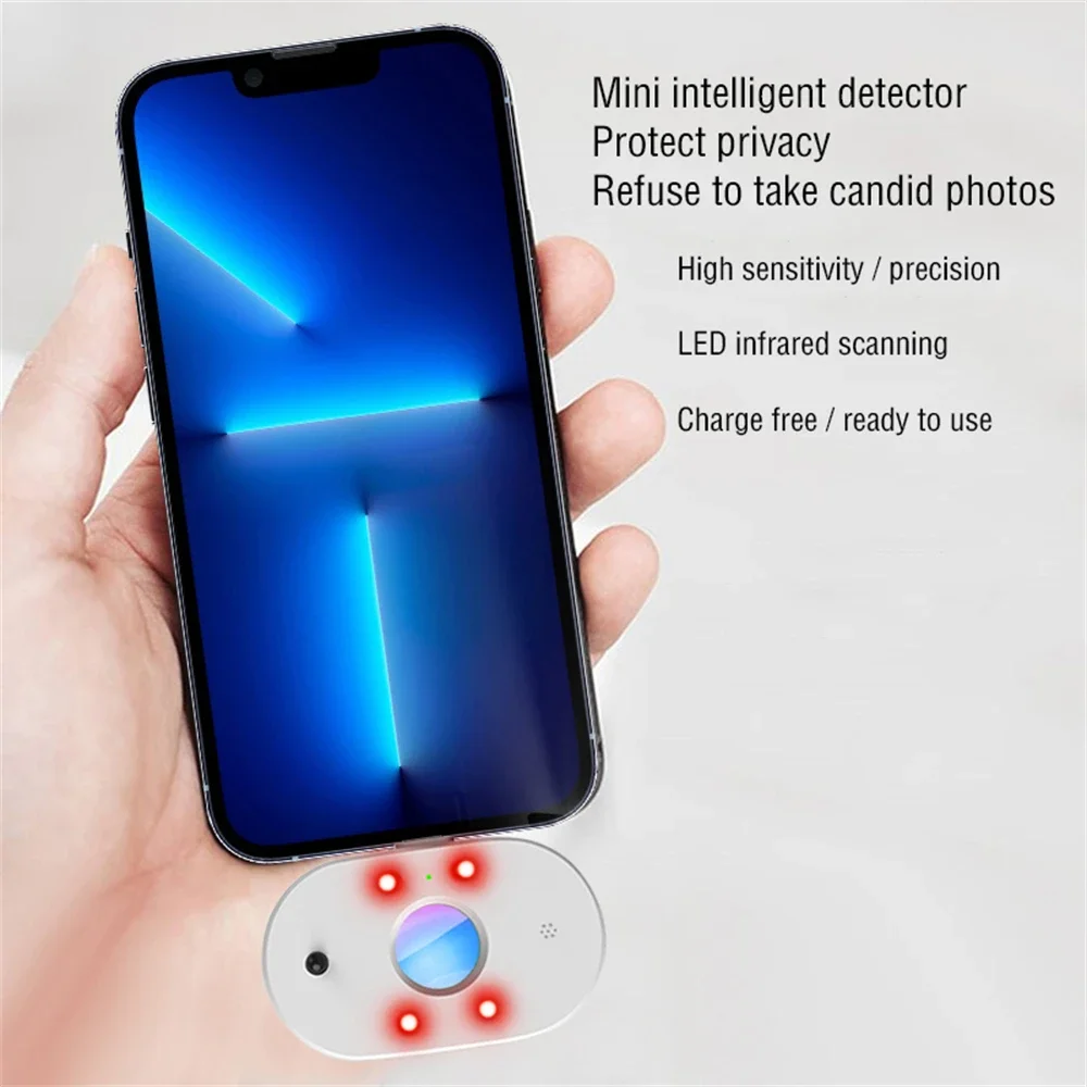 محمول مكافحة كاميرا الأشعة تحت الحمراء للكشف عن يده المضادة للبيرس كاشف مكتشف لفحص الثقب والكاميرات