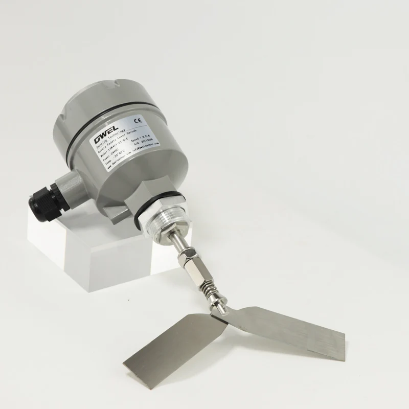 LSK400 220VAC 24VDC Rotary Paddle Level Switch for Powders Solid Silos for Pellet Grain Food Ingredients Biomass Sawdust