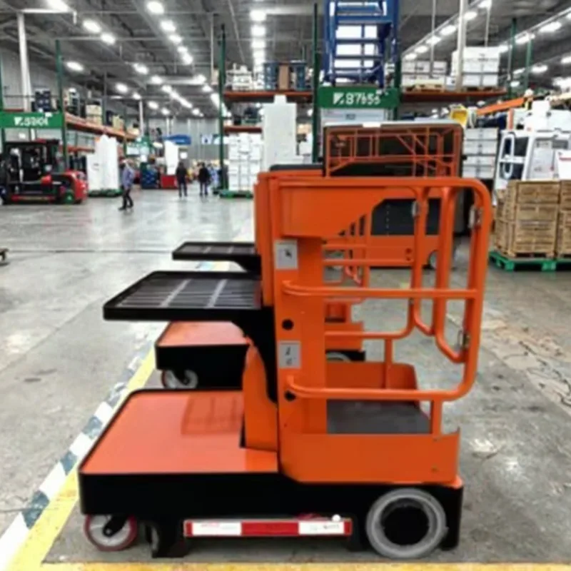 Customized Electric Powered Warehouse Order Picker 3000mm 840kg Work Platform