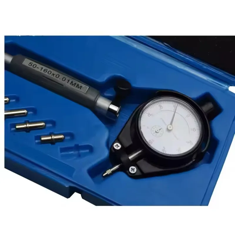 Metric And Inch Dial Bore Gauge 50-160mm With Blue Plastic Box Packaging Hot Selling Product