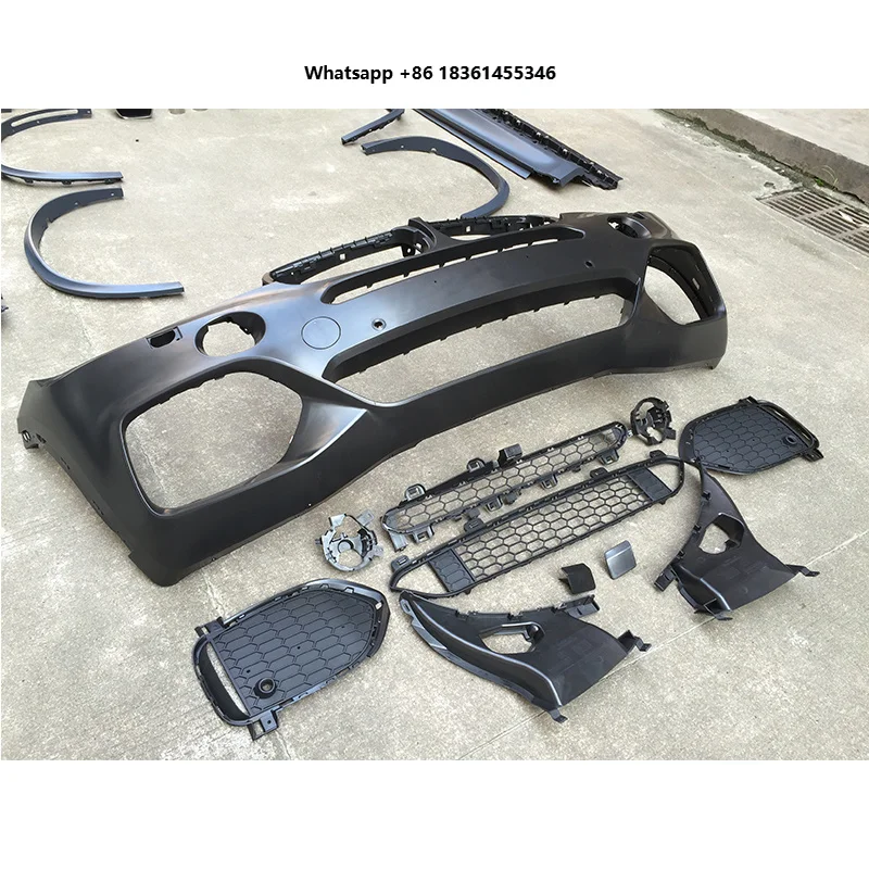 

For X5 F15 to M-tech Bodykit Front Bumper Side Skirt M Sport Exhaust Rear Car Bumper Wheel Hurb Mt Bumper F15 Body Kit