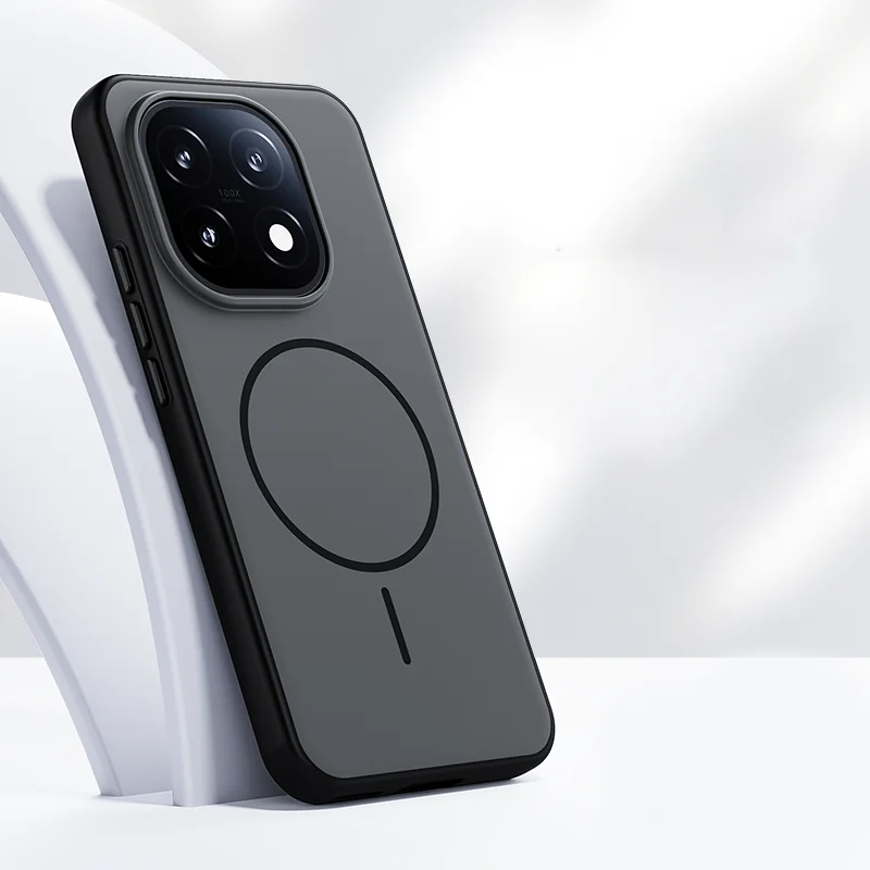 

For VIVO iQOO 15 Case ELVEV Magnetic Dropproof Skin-Feeling Soft TPU Wireless Charging Cover for iQOO 15