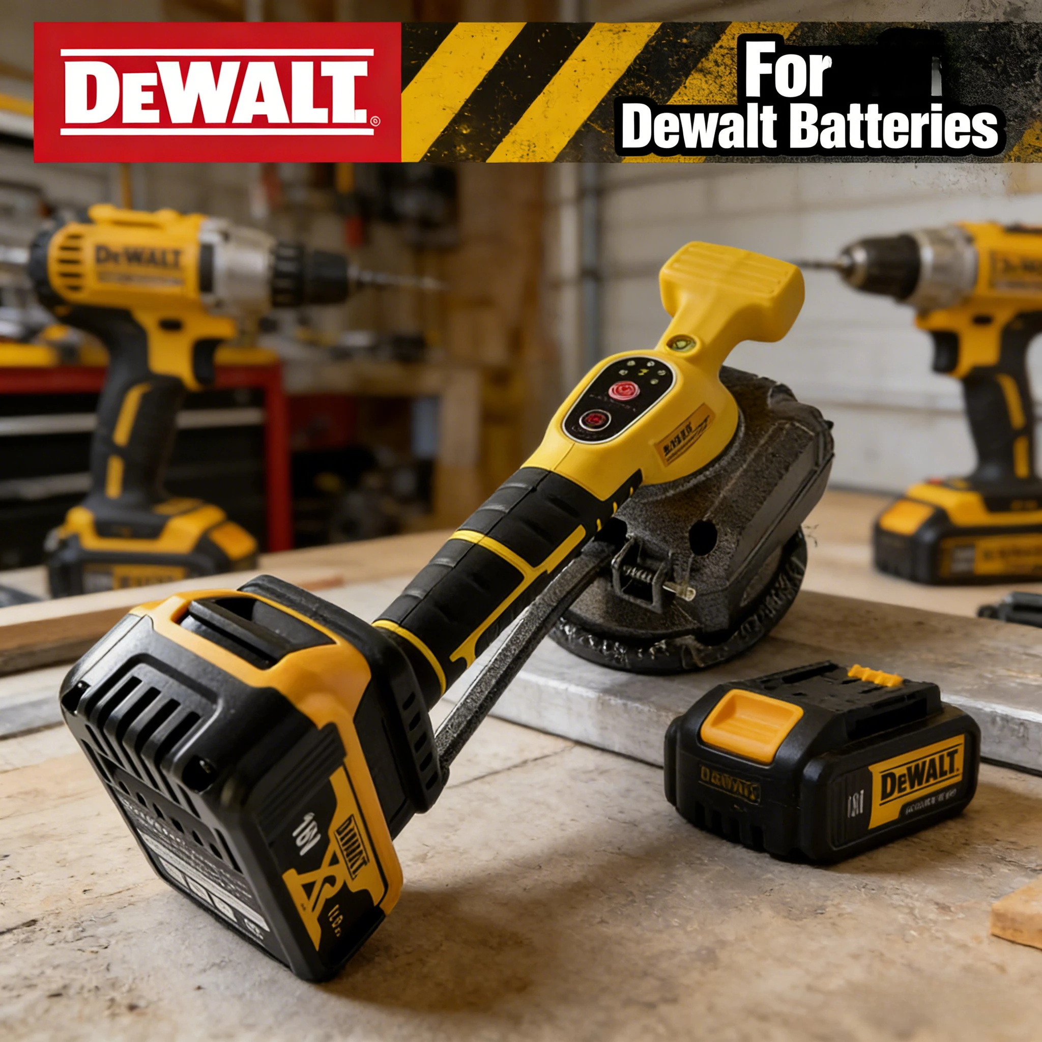 

Вибрационный инструмент DeWALT для укладки плитки, беспроводной, для стен и пола, с присоской
