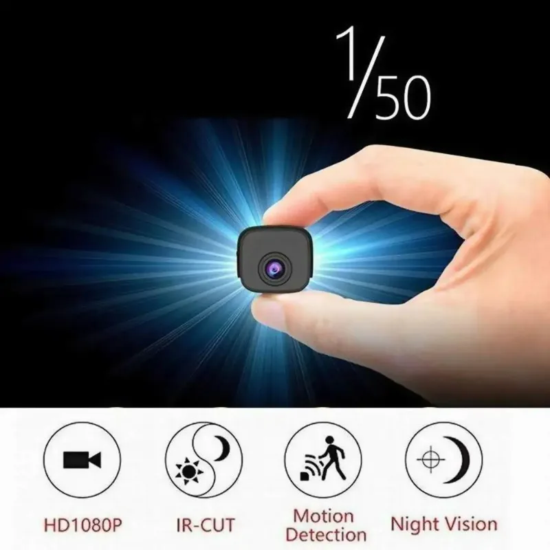 1080P HD Mini Wifi Camera Smallest IP Webcam Remote Monitoring Small Camcorder Infrared Night Vision Micro Cam Built-in Battery