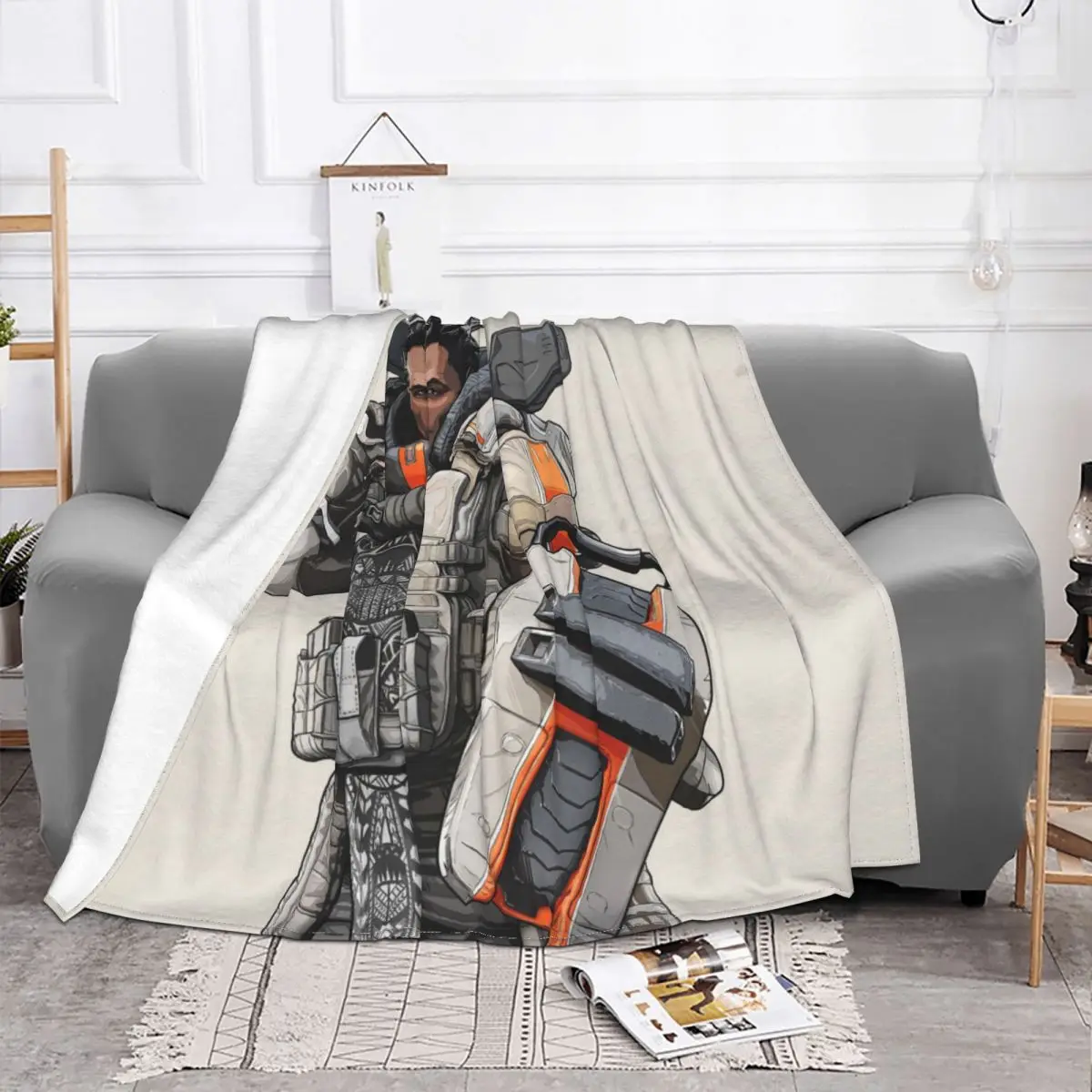 Gibraltar Blanket Apex Legends Crypto Shooting Game Fleece Plush Lightweight Ultra-Soft Throw Blankets For bed Plush Thin Quilt