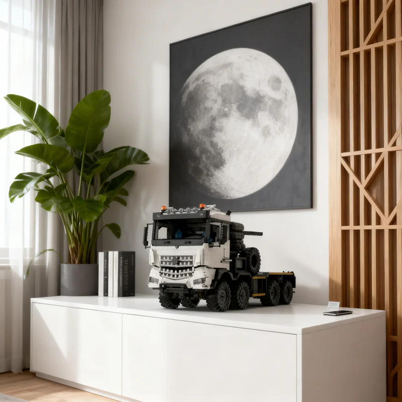 

5846pcs MOC Mercedesesed Benz Military Truck Arocs 8x8 Technical Model Building Blocks DIY Creative Gift Display Decor Premium