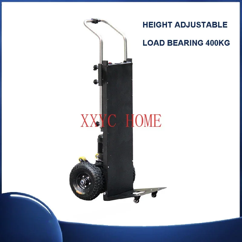 400KG Electric Stair Climbing Machine Vehicle Cargo Handling Cart Up And Down Stair Climber Folding Hand Trolley Cart MobileTool