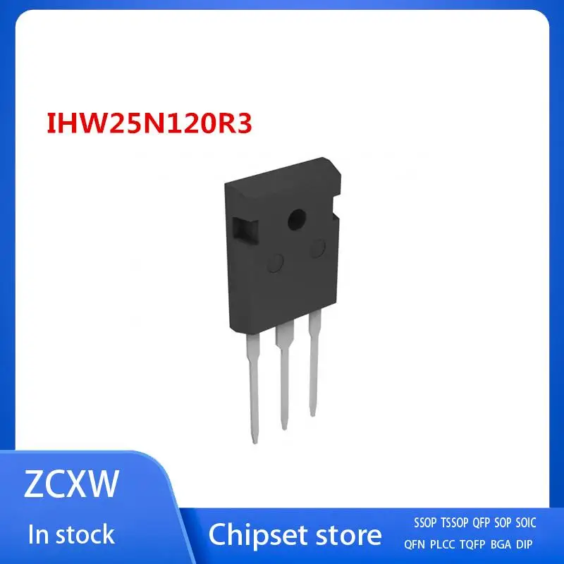 10PCS/LOT  H25R120 H25R1202 H25R1203 IHW25N120R IHW25N120R2 IHW25N120R3 TO-247 25A 1200V