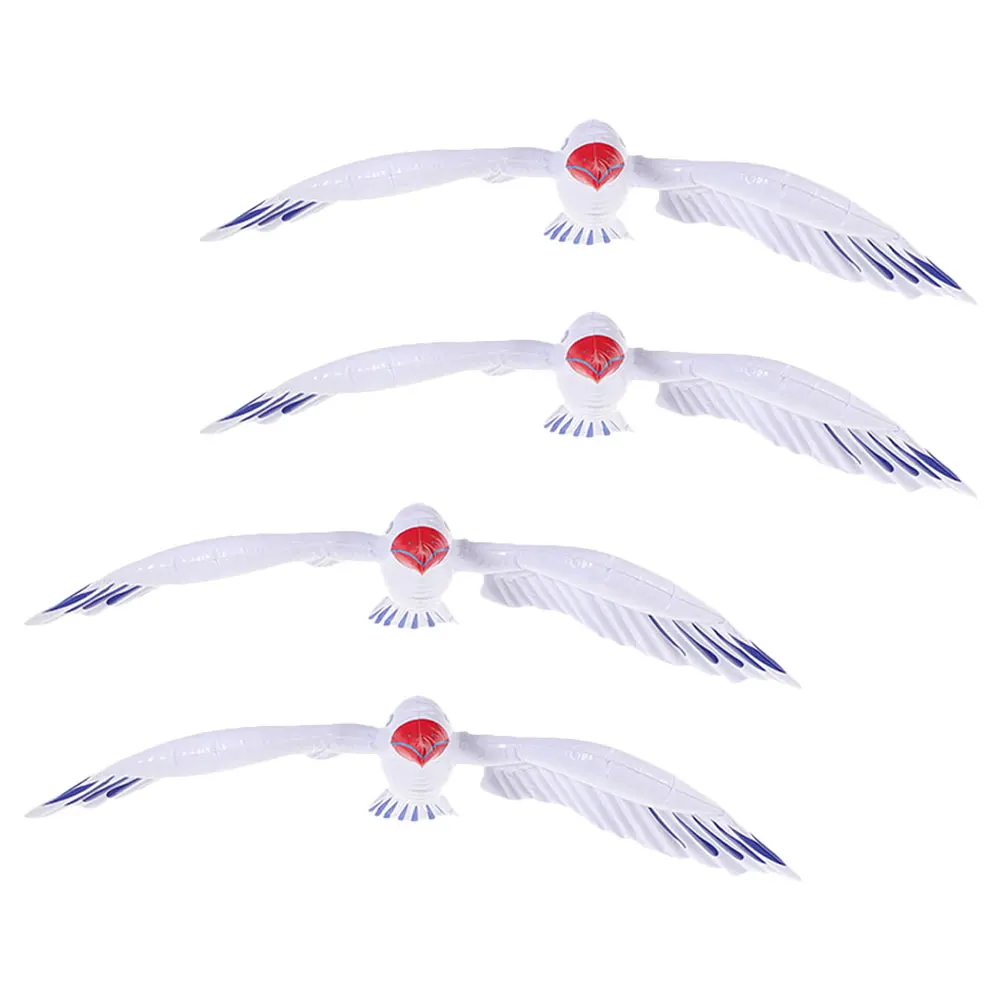 

4 Pcs Inflatable Seagull Water Decorations for Party Decorate Animals Birds Ocean Theme Balloons Child