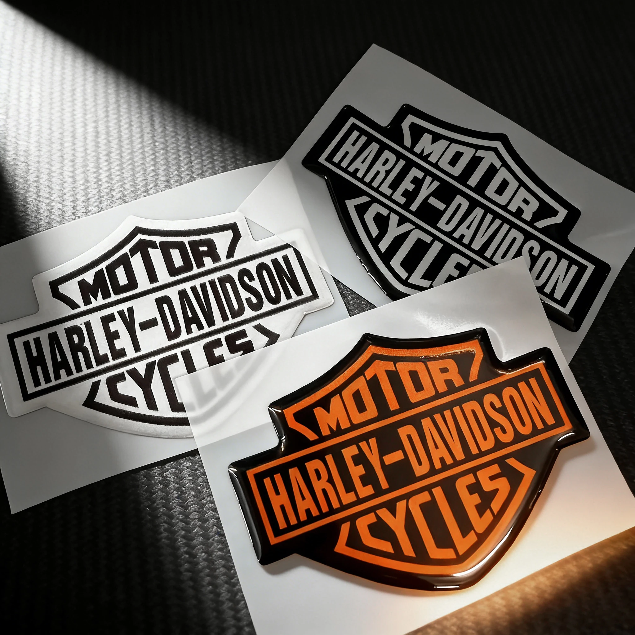 

5D гелевая наклейка с логотипом Harley Davidson для мотоциклетного бака и шлема