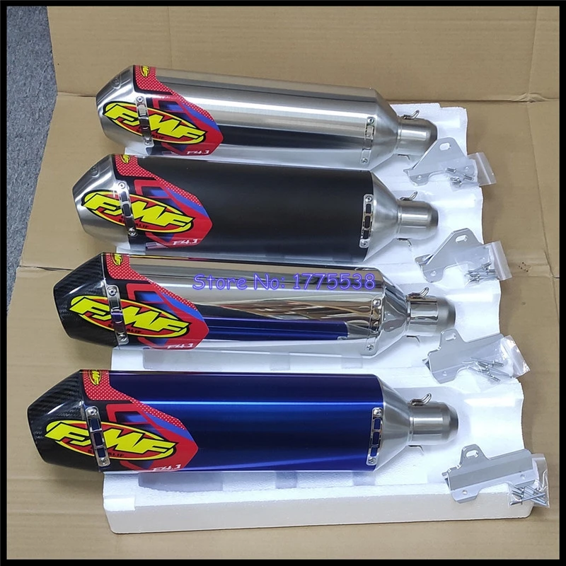 51mm motocicleta fmf 4t escape silenciador para ktm 250 350 450 500 excf sxf 690 smc r enduro r husqvarna 501 gasgas crf250l