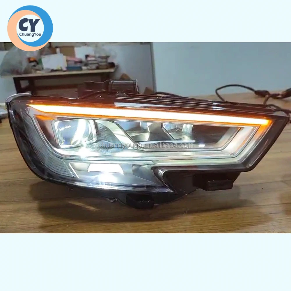 Für Audi A3 LED Original Scheinwerfer 2017 2018 2019 2020 Lampe Hohe Qualität Scheinwerfer S3 RS3 A3 Upgrade Auto Licht