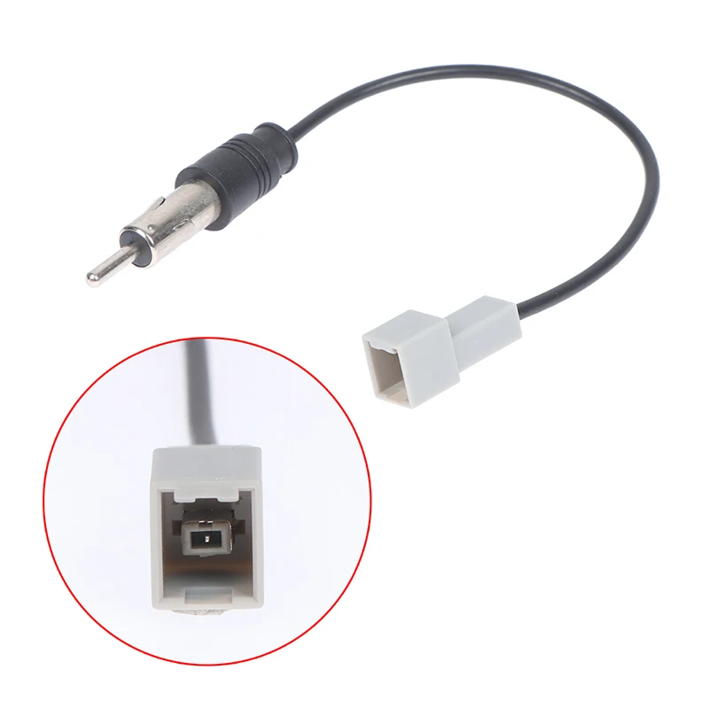1PC Car Antenna Adapter Female Connector FM Radio CD Wire Cable For Kia Borrego Carens Carnival VQ SOUL Picanto Sportage Sorento