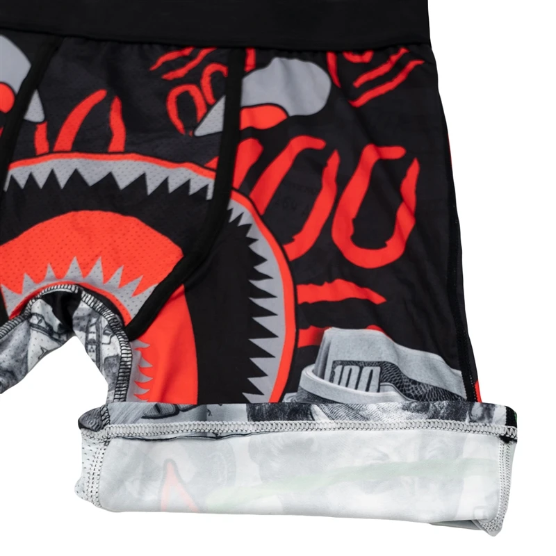 5 قطعة طباعة الموضة الرجال الملابس الداخلية الملاكم الرجال سراويل الملابس الداخلية الرجال السروال الملاكمين جذوع حجم كبير XL-5XL الرجال الملاكم ملخصات