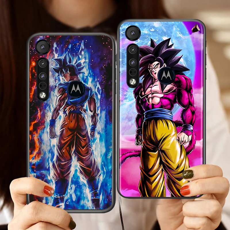 D-Dragon Ball Z Anime G-Goku For Motorola G71 Edge E22 G52 G31 X40 E20 E7i G9 G8 Plus G Stylus 5G Black Phone Case