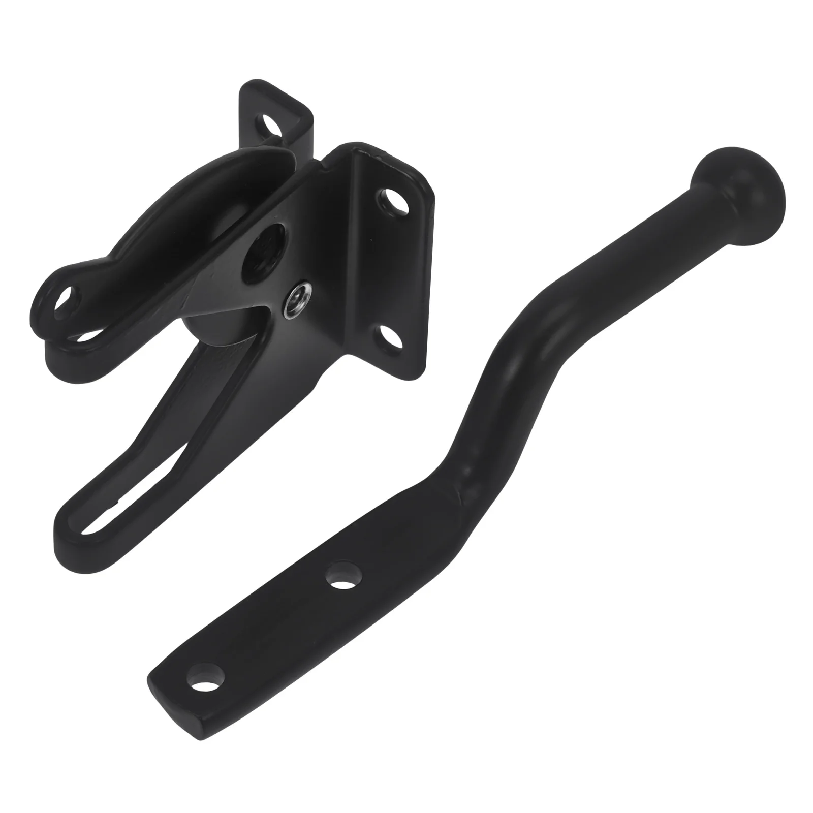 

Zinc Plated Gate Latch 116mm Lock Hasp for Wood Fence Aluminum Gate Outdoor Garden Fence Hardware Lock Hasp