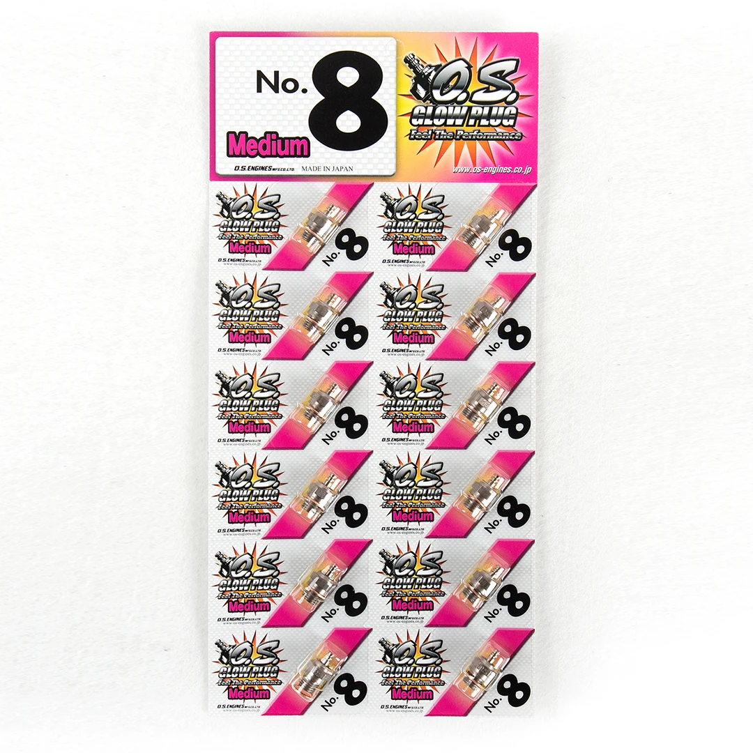 Bougie de préchauffage originale pour moteur OS 2 temps OS8 No.8 O.S. Pièces de rechange Plug N Glow pour modèles de moteurs