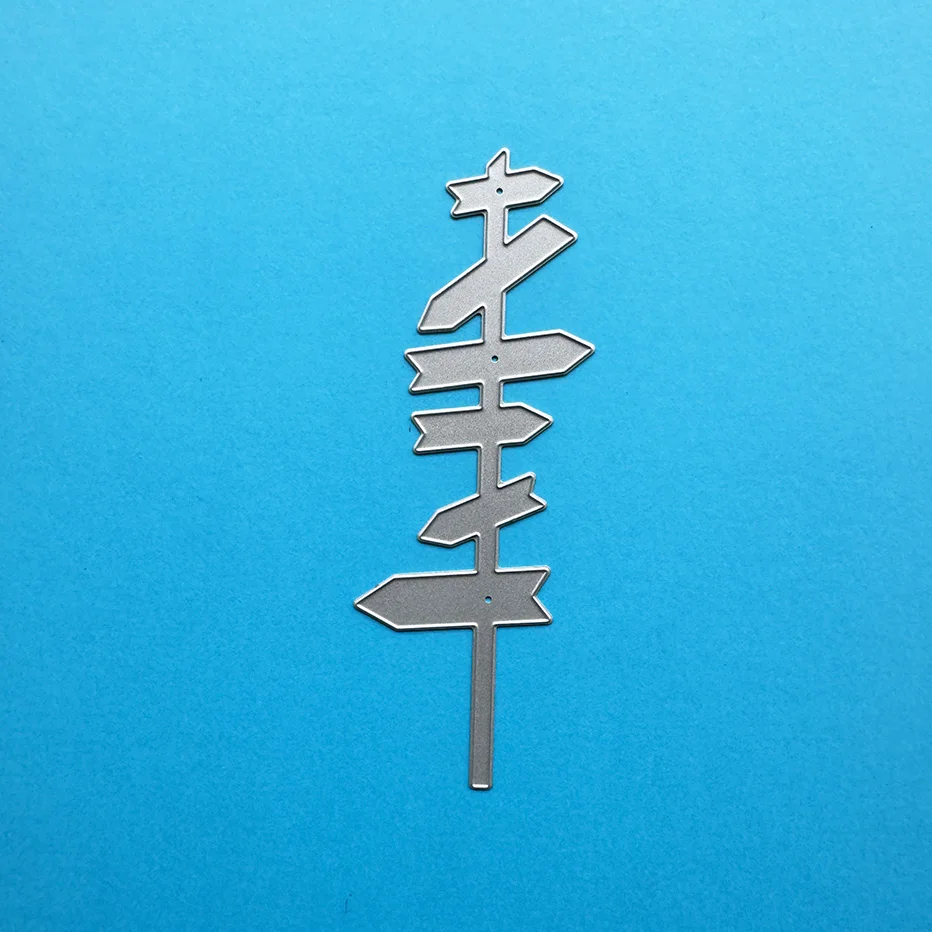 

Directional sign Metal Cutting Dies Stencil for DIY Scrapbooking Photo Album Embossing Paper Cards Crafts Diecuts New 2024