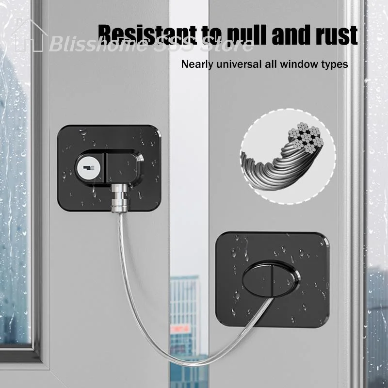 【S】Fridge Cabinet Locks For Kids With Keys Self Adhesive Baby Safety Lock For Door Window Drawer Kitchen Appliance Toilet
