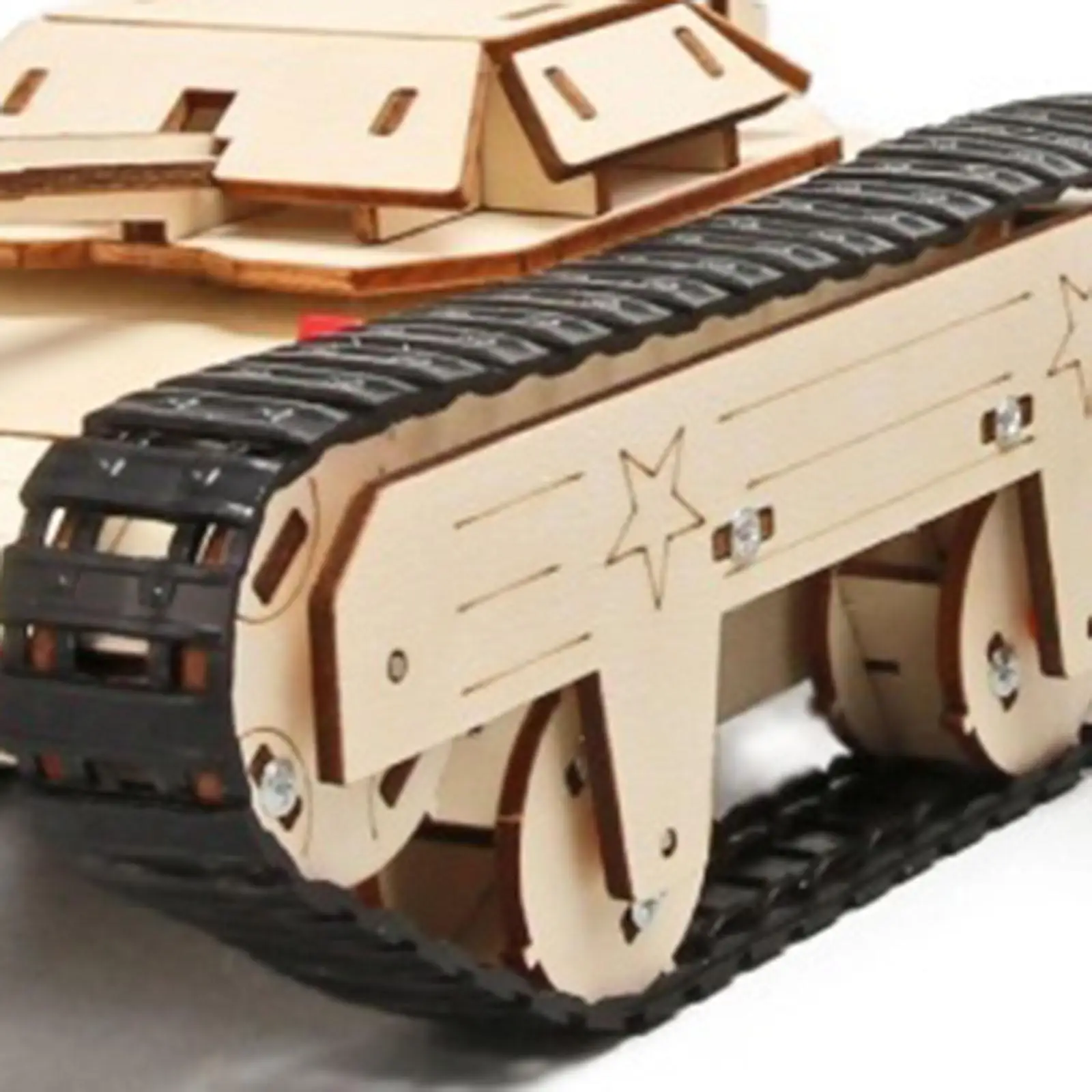 Assembly 3D Puzzles Constructor Handicrafts Early Educational Remote Control Tracked Tank Model for Kids Birthday Gift Boy Girls