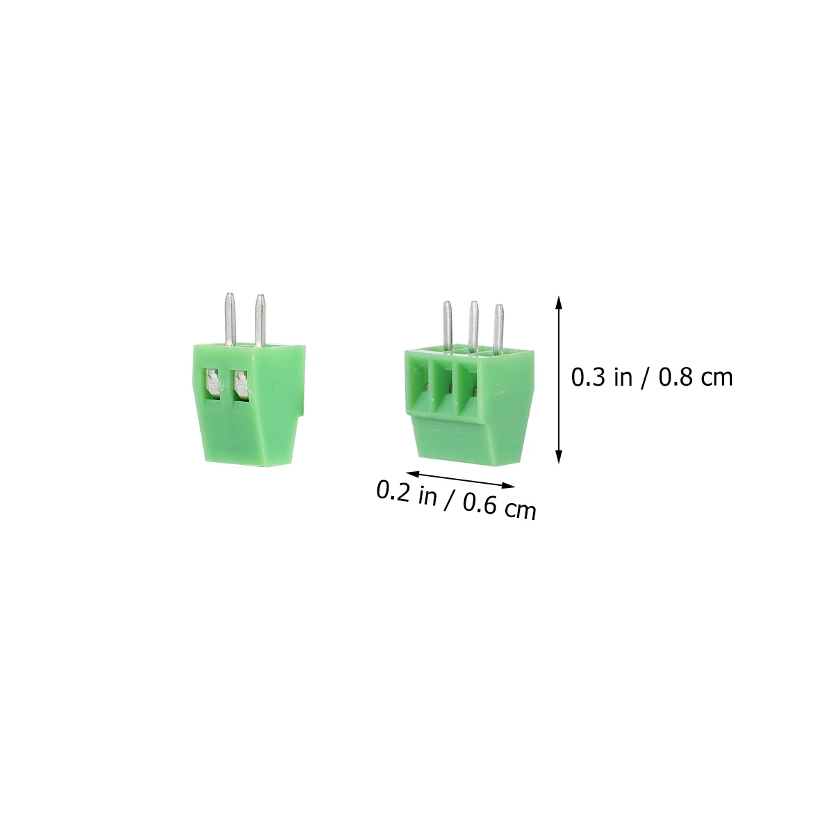 

Terminal Block Connector PCB Straight Pin Electrical Accessories Screw Right Angle Line Plug Flame Retardant Brass