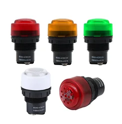 Explosion-proof and anti-corrosion power supply signal indicator light with buzzer, red, green, blue, white, yellow, 220, 380V