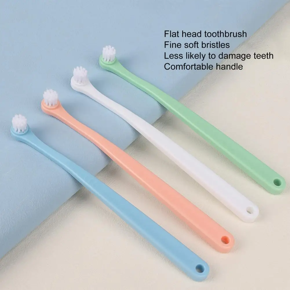 16.5cm Pet Toothbrush Long Handle Oral Care Bite Resistant Cat Dog Bad Breath Teeth Cleaning Brush Soft Hair Pet Accessories
