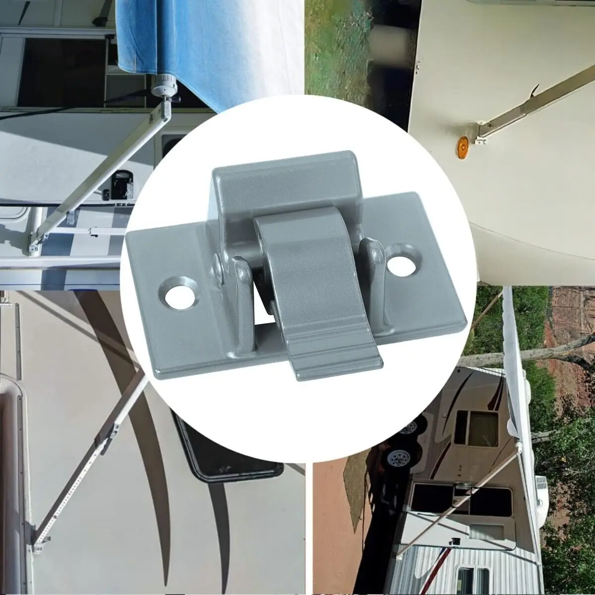 

1 Pack Mounting Bracket for Dometic Sun Chaser, Bottom Bracket Assembly Awning Arm Replacement for Rv Camper Trailer