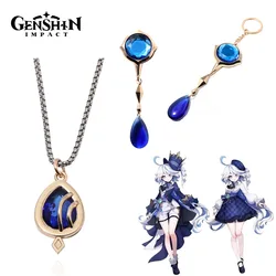 Brdwn Game Genshin Unisex Focalors Furina Cosplay Model Necklace Keychain Pendant