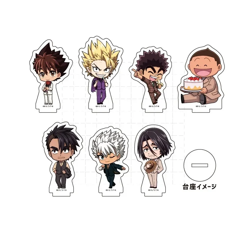 

Eyeshield 21 Mini Figure Doll Anime Kobayakawa Sena Shin Seijuro Hiruma Yoichi Acrylic Stands Model Plate Cosplay Toy for Gift