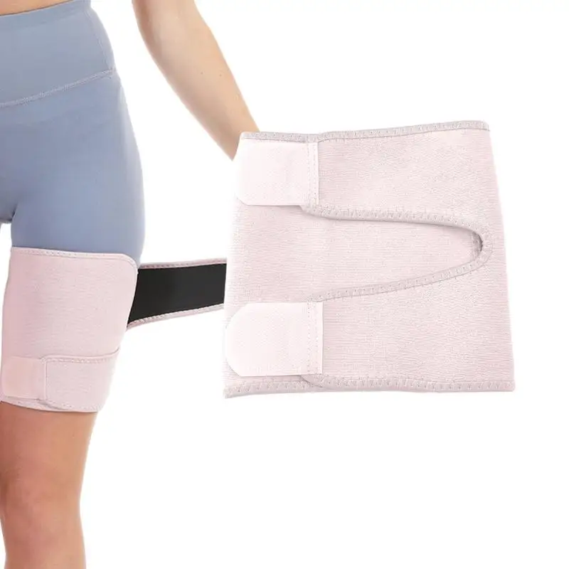 Thigh Wrap Hamstring Brace Support Compression Sleeve for Pulled Hamstring Strain Injury Tendonitis Rehab and Recovery