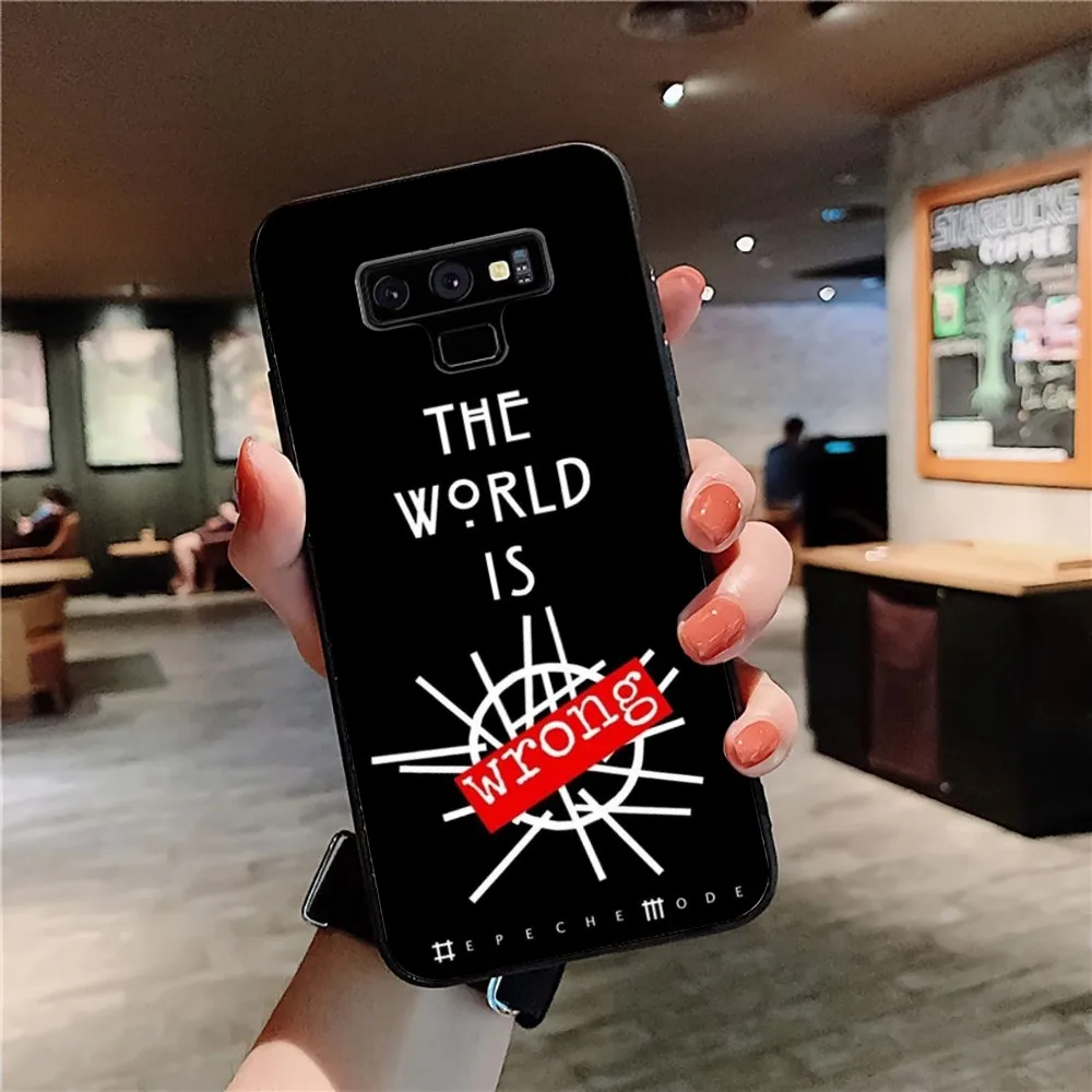 Rock Band Depeches Modes Phone Case For Samsung Note 8 9 10 20 pro plus lite M 10 11 20 30 21 31 51 A 21 22 42 02 03