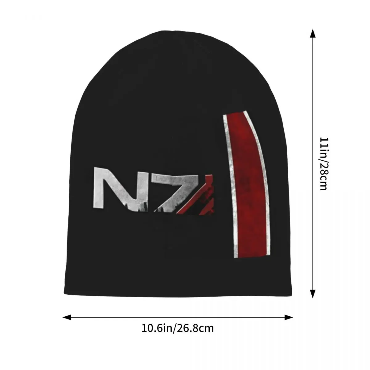 Classic Video Game N7 Mass Effect Unisex Adult Beanies Caps Knitting Bonnet Hat Warm Hip Hop Autumn Winter Outdoor Skullies Hats
