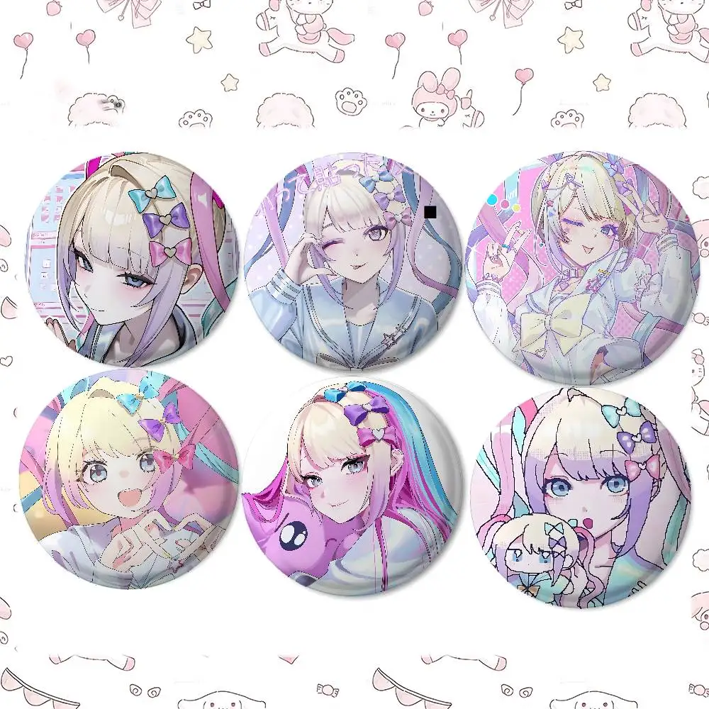 O-Omgkawaiiangels Badges Tinplate Soft Button Pin Brooch Metal Badge Custom Jewelry Accessories Hat Bag Lapel