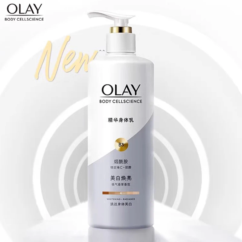 Olay-Crema Corporal blanqueadora e hidratante + vitamina B3, hidratante para la piel VC, esencia nicotinamida, fragancia Olay, Loción Corporal de 260/480ml